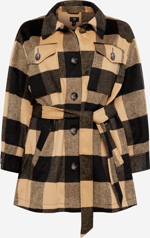 River Island Plus Between-Season Jacket in Brown: front