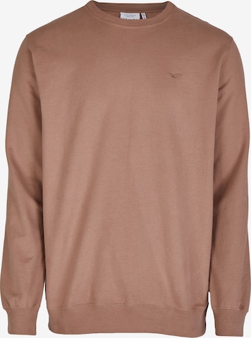 Cleptomanicx Sweatshirt 'Ligull' in Brown: front