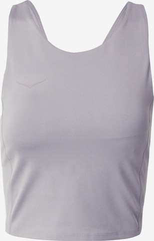 Reggiseno sportivo 'ELARO' di HOKA in lilla: frontale
