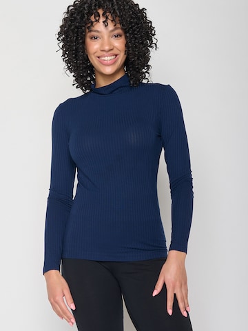 GREENBOMB Shirt in Blauw: voorkant