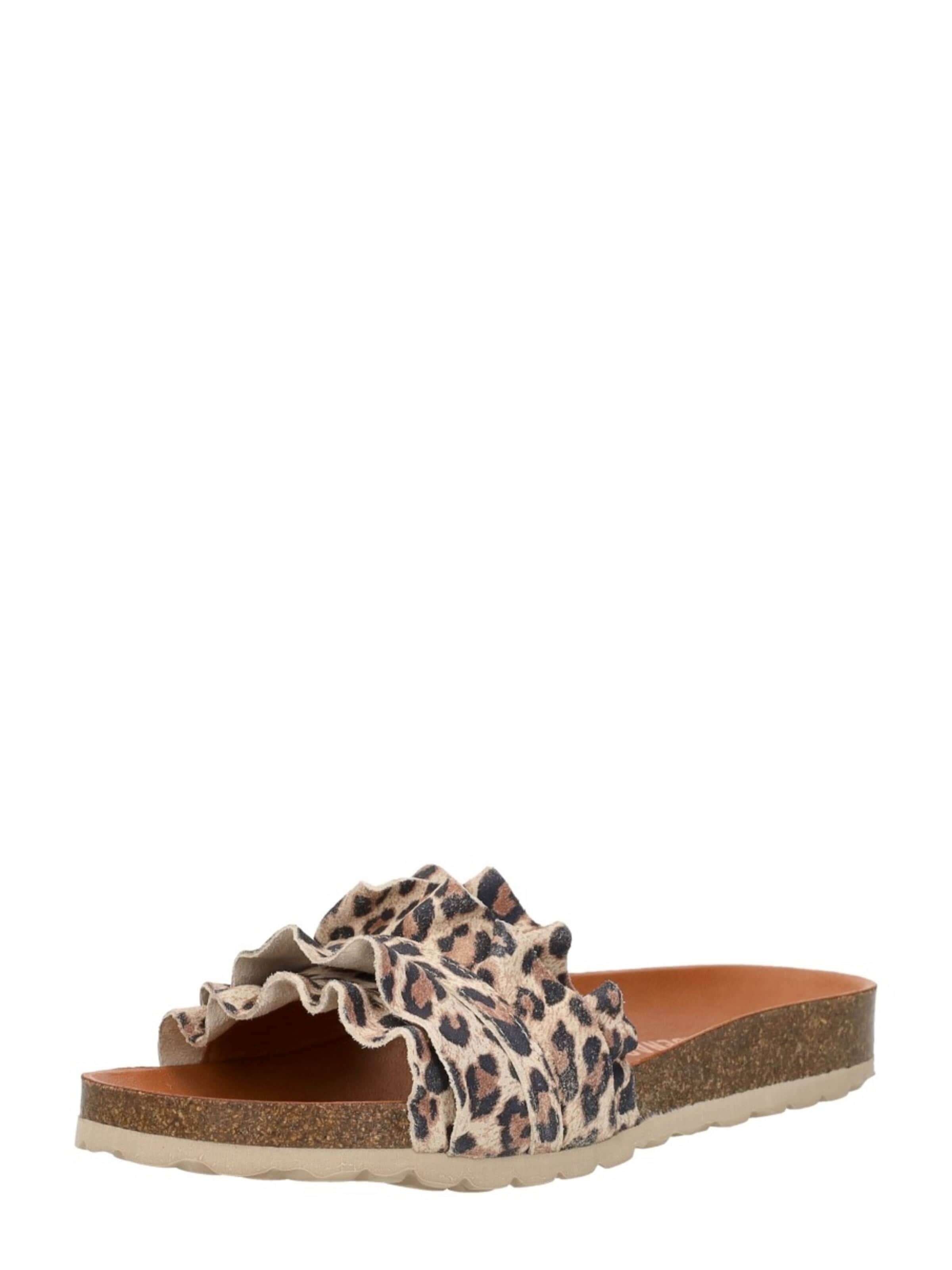 VERBENAS Mules 'Rocio' in Beige