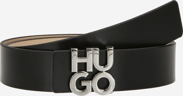 Ceinture 'Sta_Sz35' HUGO en noir : devant