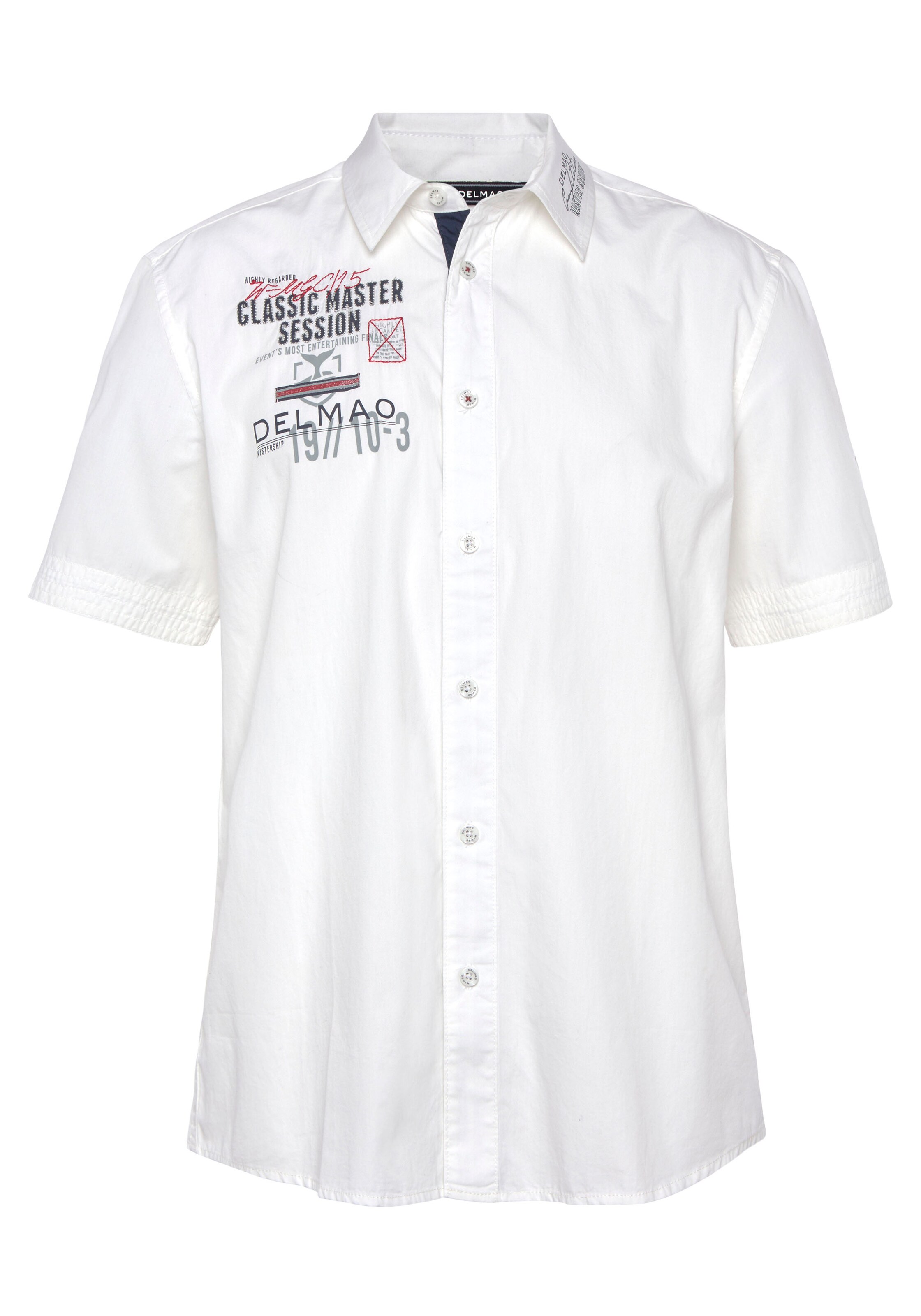 DELMAO Hemd in Weiß: Vorderseite