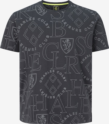 T-Shirt ' Earl Hebbs ' Charles Colby en gris : devant