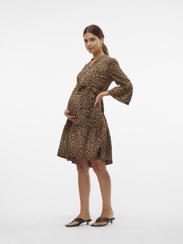 Vero Moda Maternity Jurk in Bruin