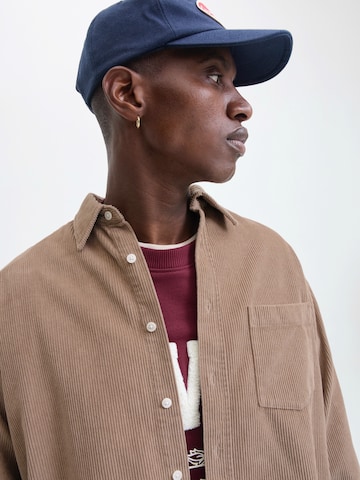 Fit confort Chemise 'JORINWOOD' JACK & JONES en marron