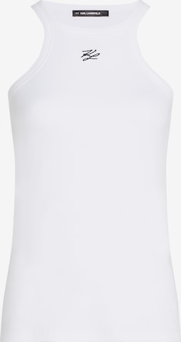 Karl Lagerfeld Топ в Белый: спереди