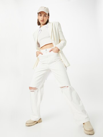 Abrand Regular Jeans in White