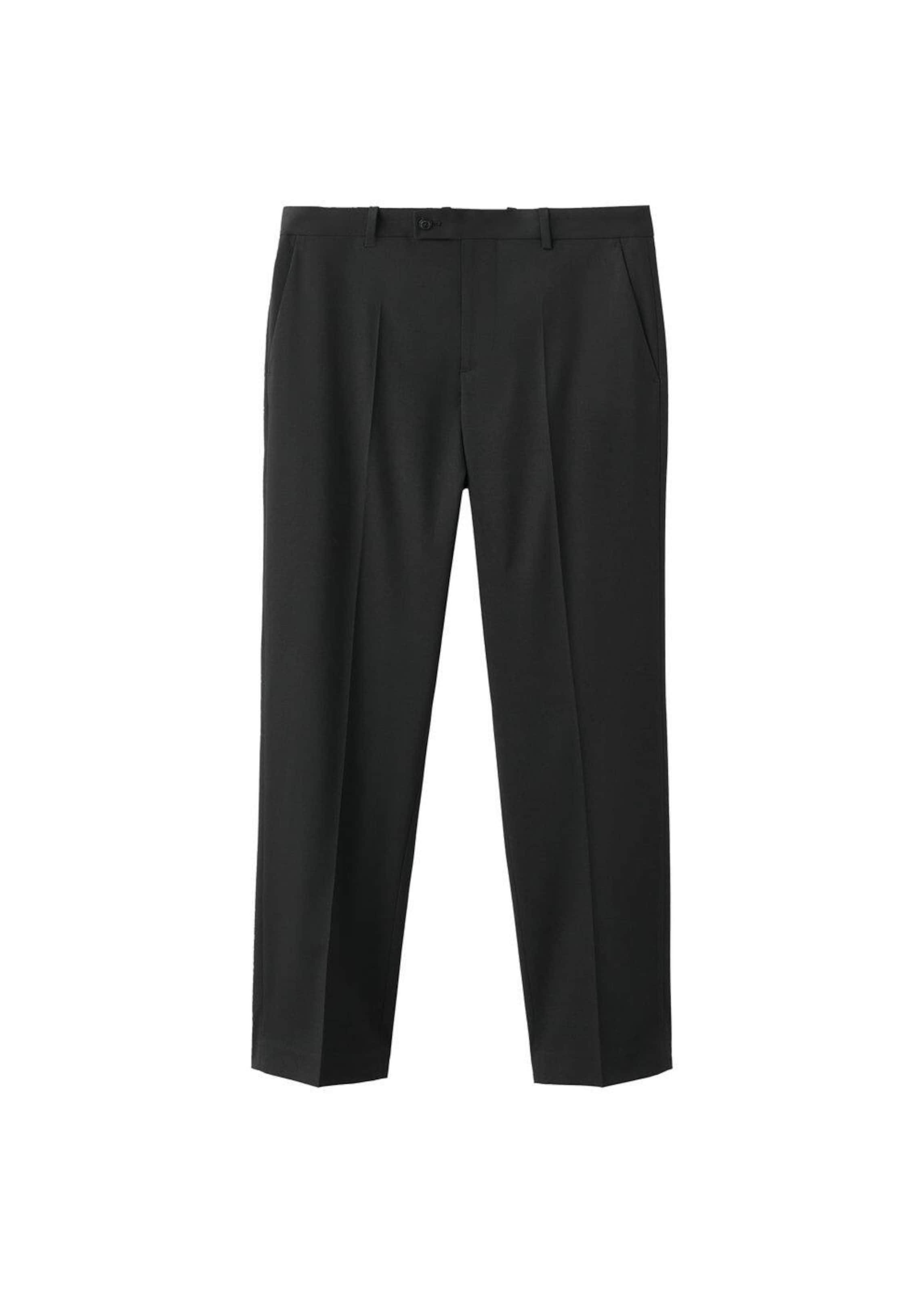 MANGO MAN Pleated Pants in Black, Item view