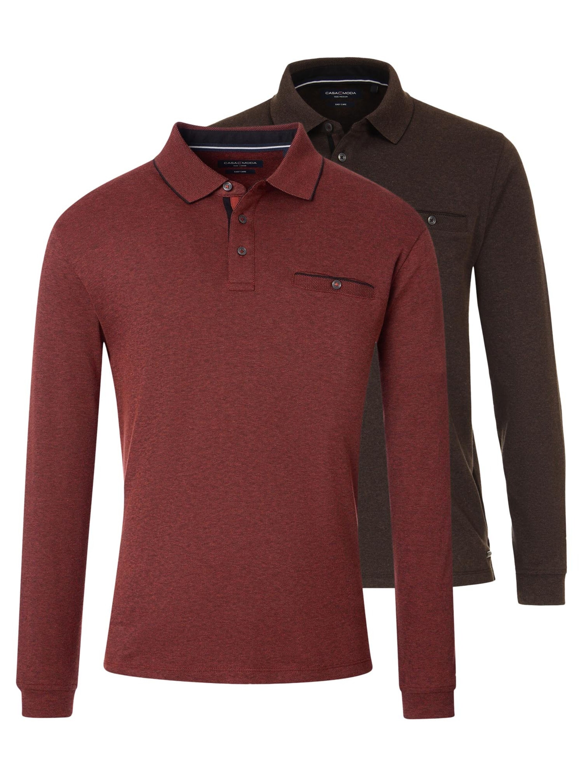 CASAMODA Shirt 'Basic' in Orange: front