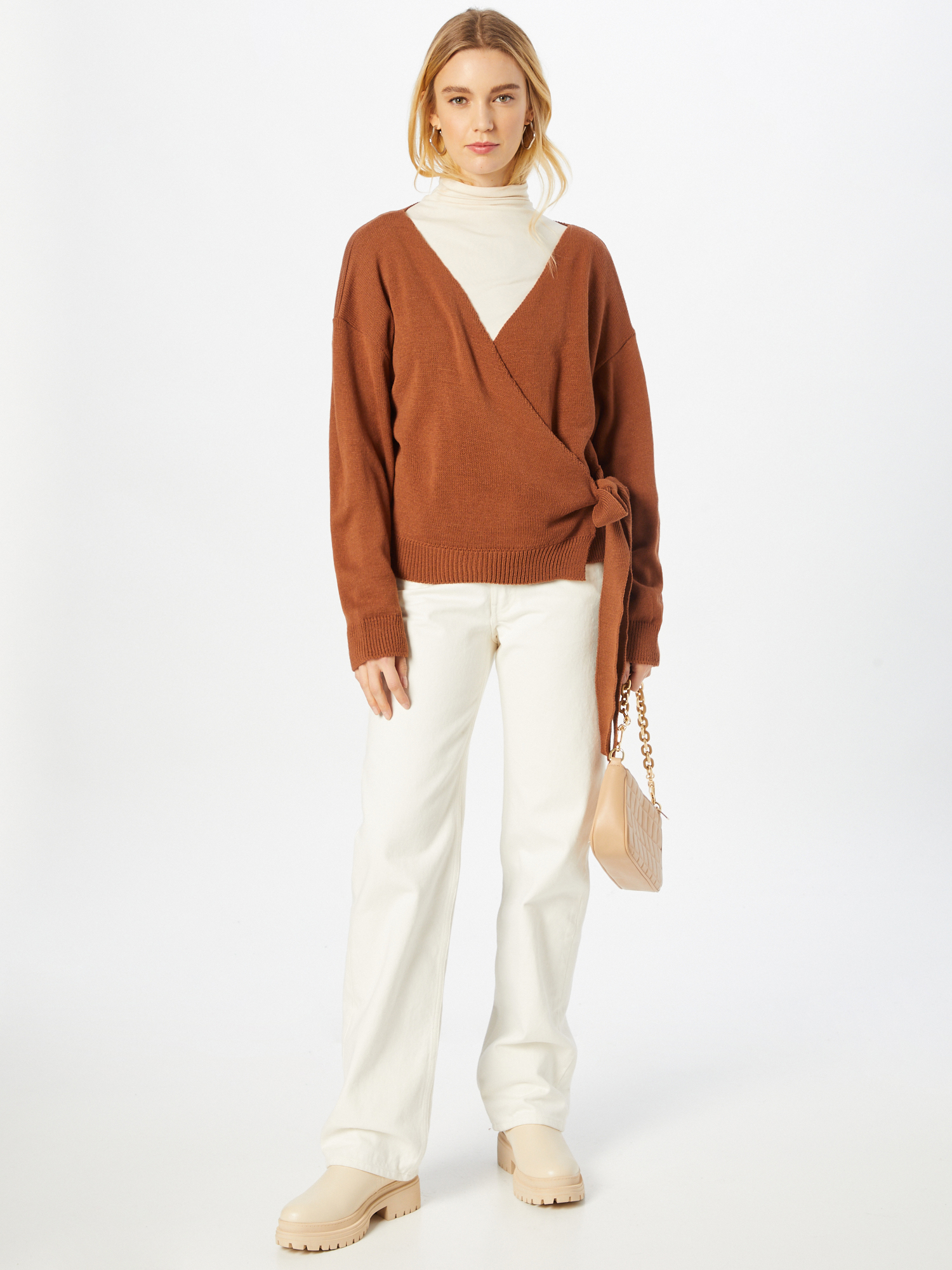 Odzież Swetry & dzianina Femme Luxe Sweter RENEE w kolorze Brązowym 