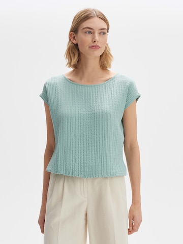 OPUS Blouse 'Svado' in Groen: voorkant