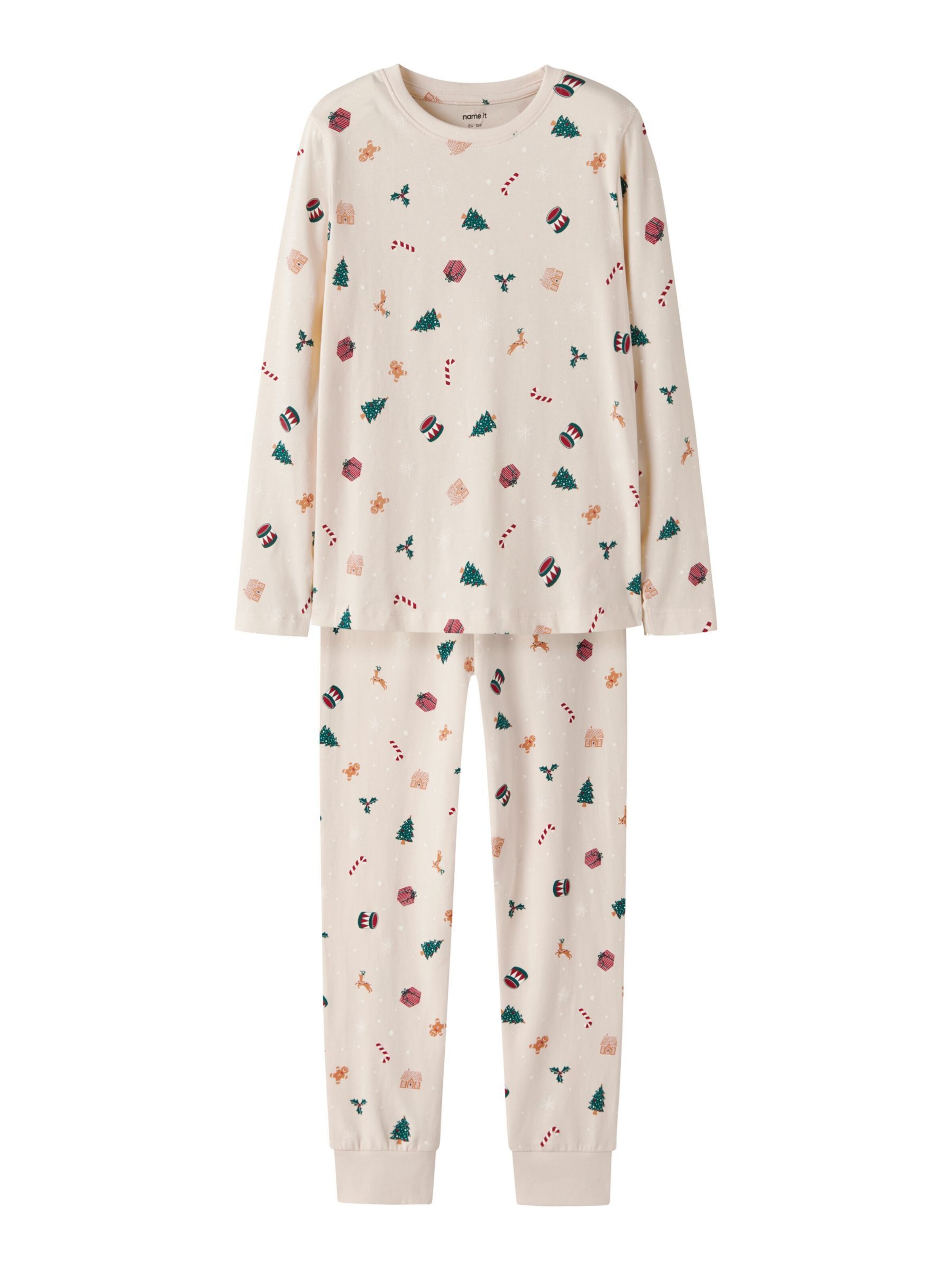 NAME IT Pajamas in Beige: front