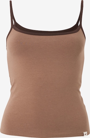 Haut HOLLISTER en marron : devant