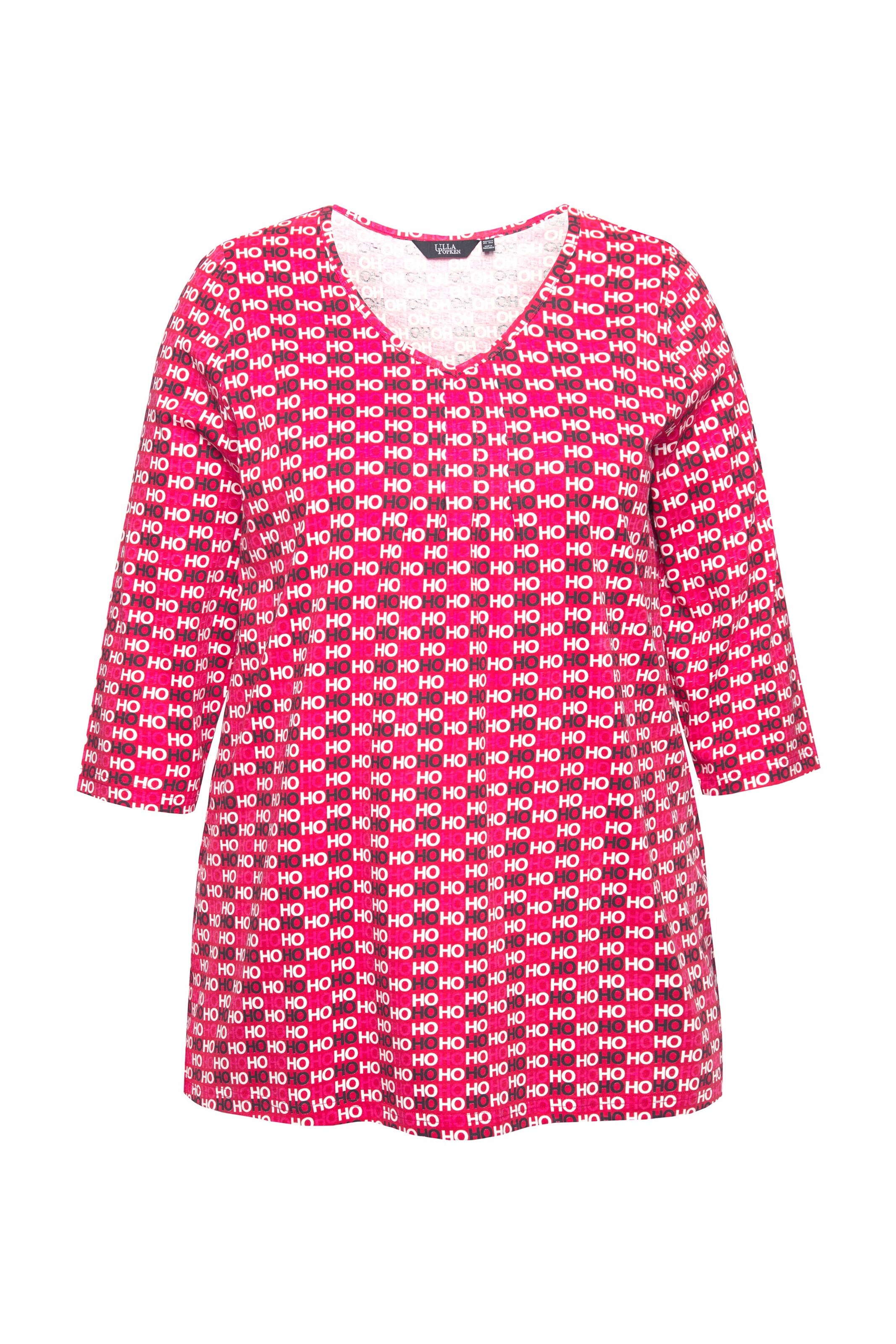 T-shirt Ulla Popken en rose : devant