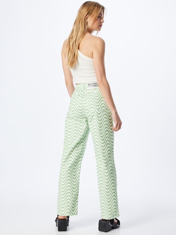 The Ragged Priest Wide leg Jeans 'PRISM' in Green