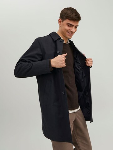 JACK & JONES Between-Seasons Coat 'Mac' in Black