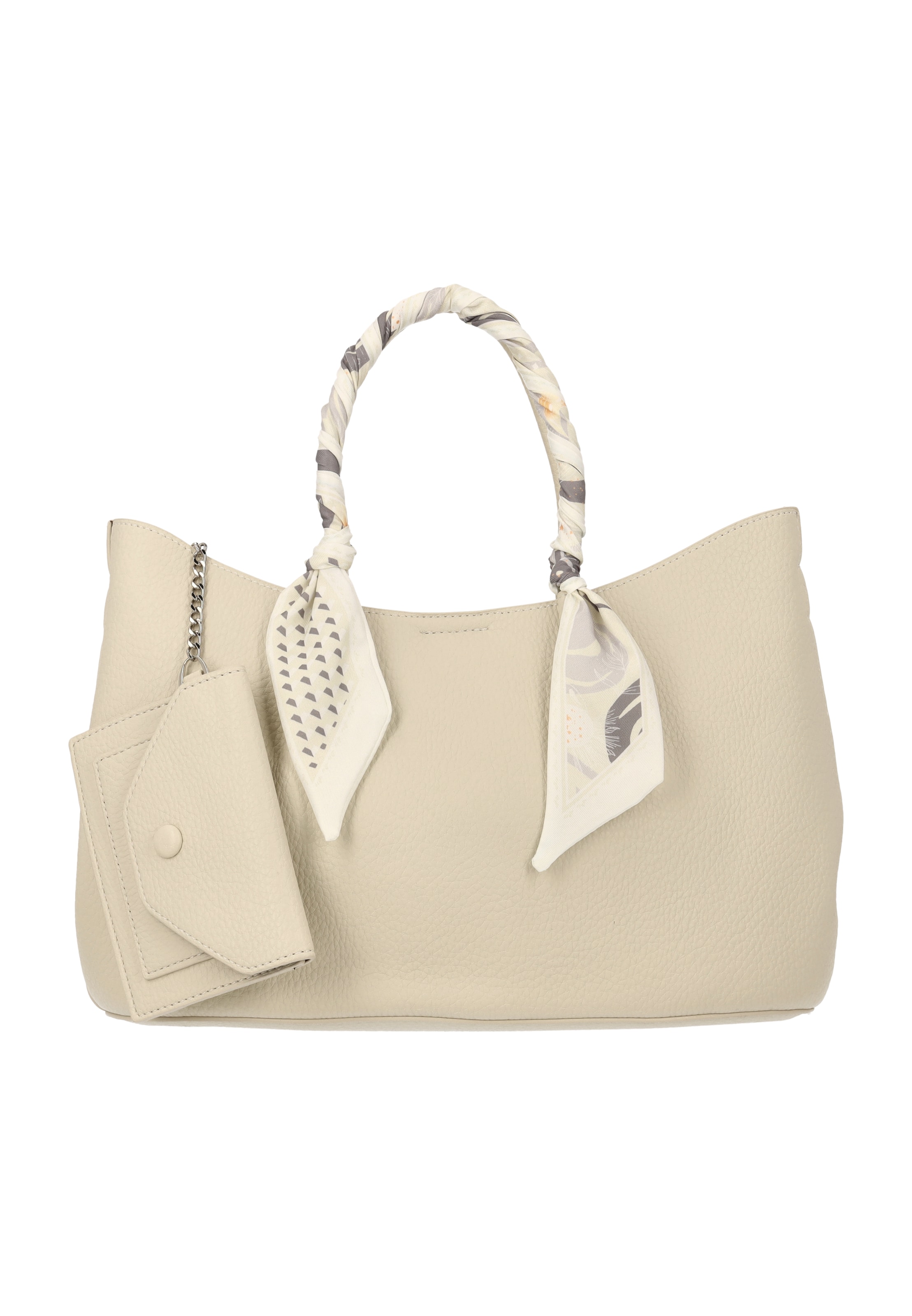 Usha - Bolso de mano en blanco: frente
