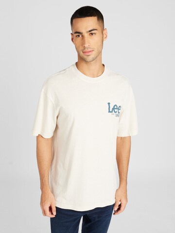 T-Shirt Lee en beige : devant