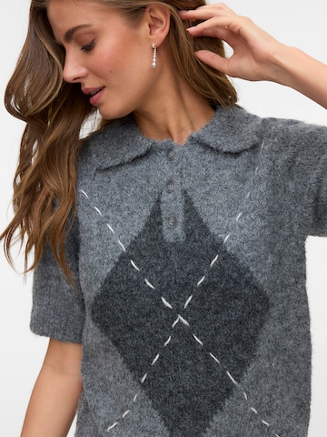 VERO MODA Sweter 'VMBLISS' w kolorze szary