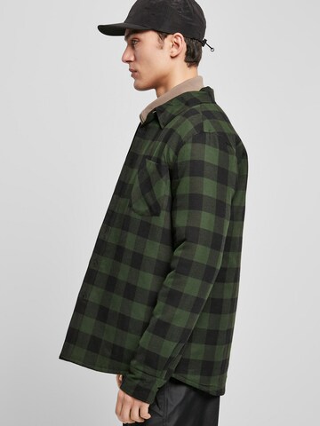 Slim fit Camicia di Urban Classics in verde