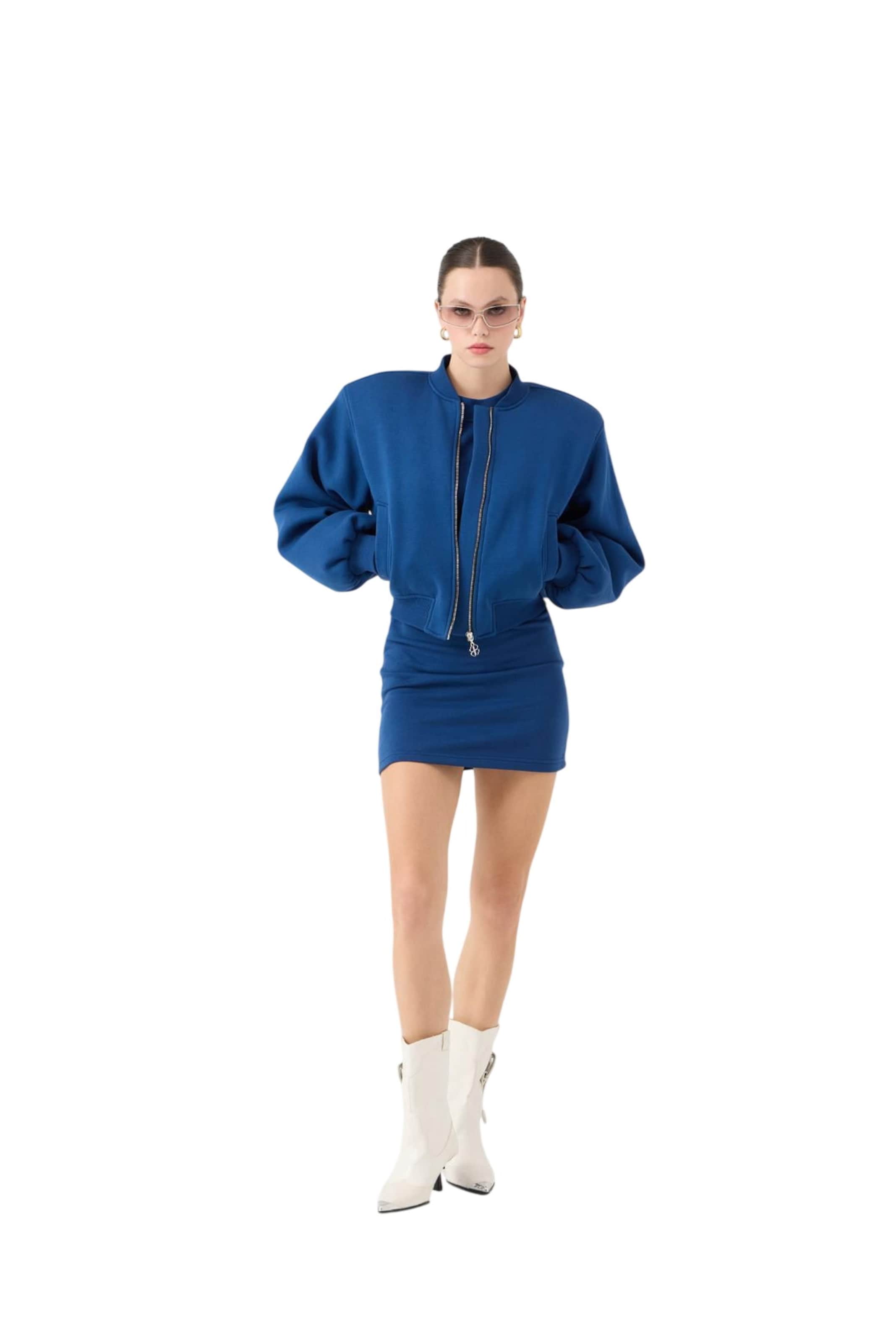 HOLLY LOLLY Tussenjas in Blauw