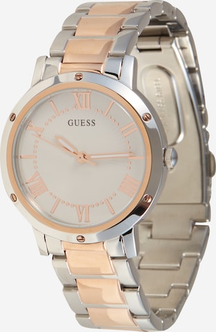 Montre à affichage analogique 'Dawn' GUESS en argent : devant