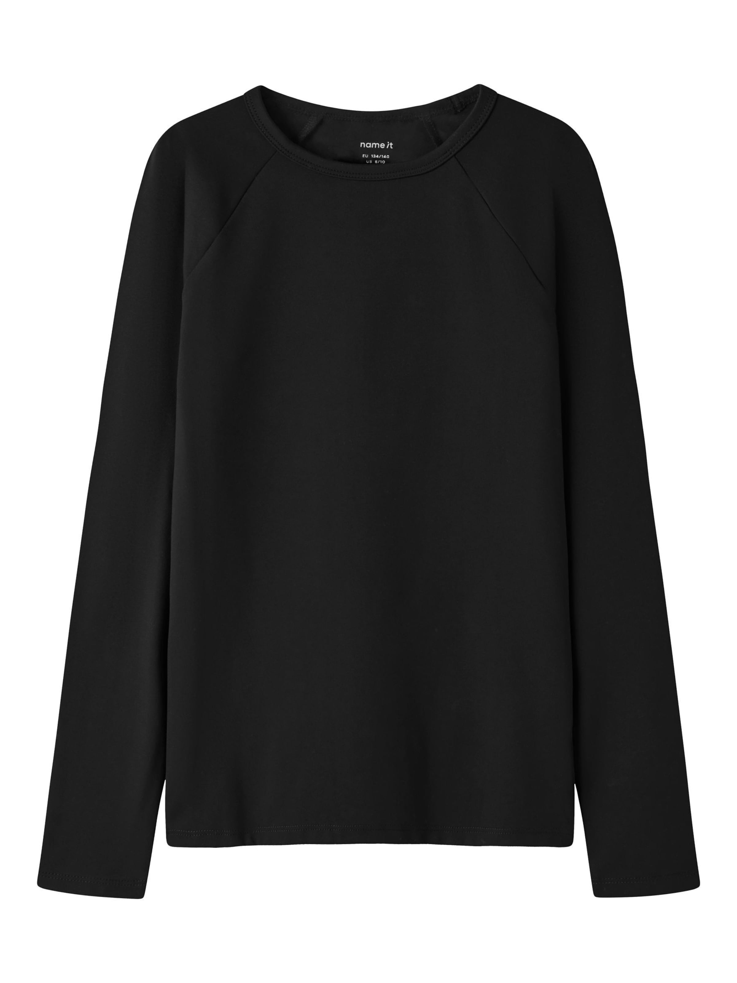 NAME IT - Camiseta en negro: frente