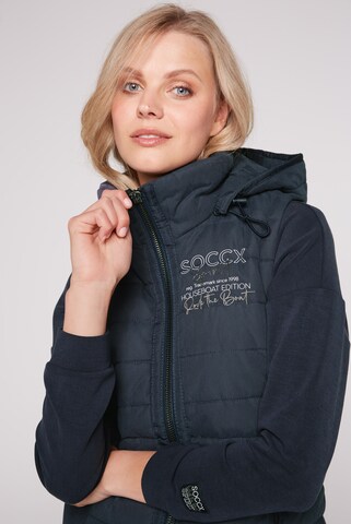 Gilet Soccx en bleu