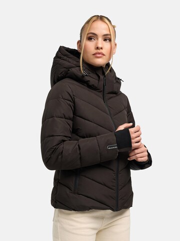 MARIKOO Winterjacke 'Samuiaa XVI' in Braun