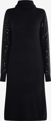 usha BLACK LABEL Knit dress in Black: front