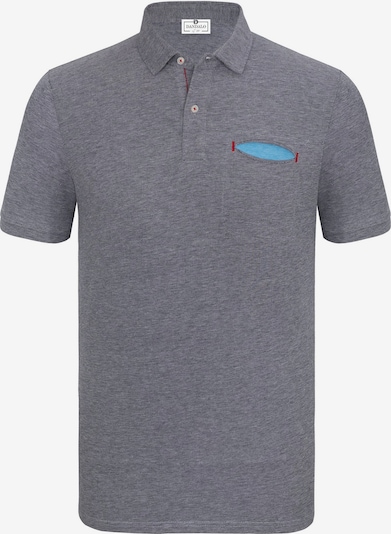 Dandalo Shirt in blau / graumeliert, Produktansicht