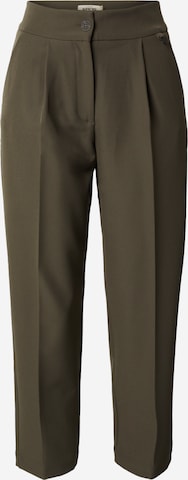 Gang Regular Pleated Pants 'STELLA' in Green: front