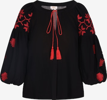 usha FESTIVAL Блуза в черно: отпред
