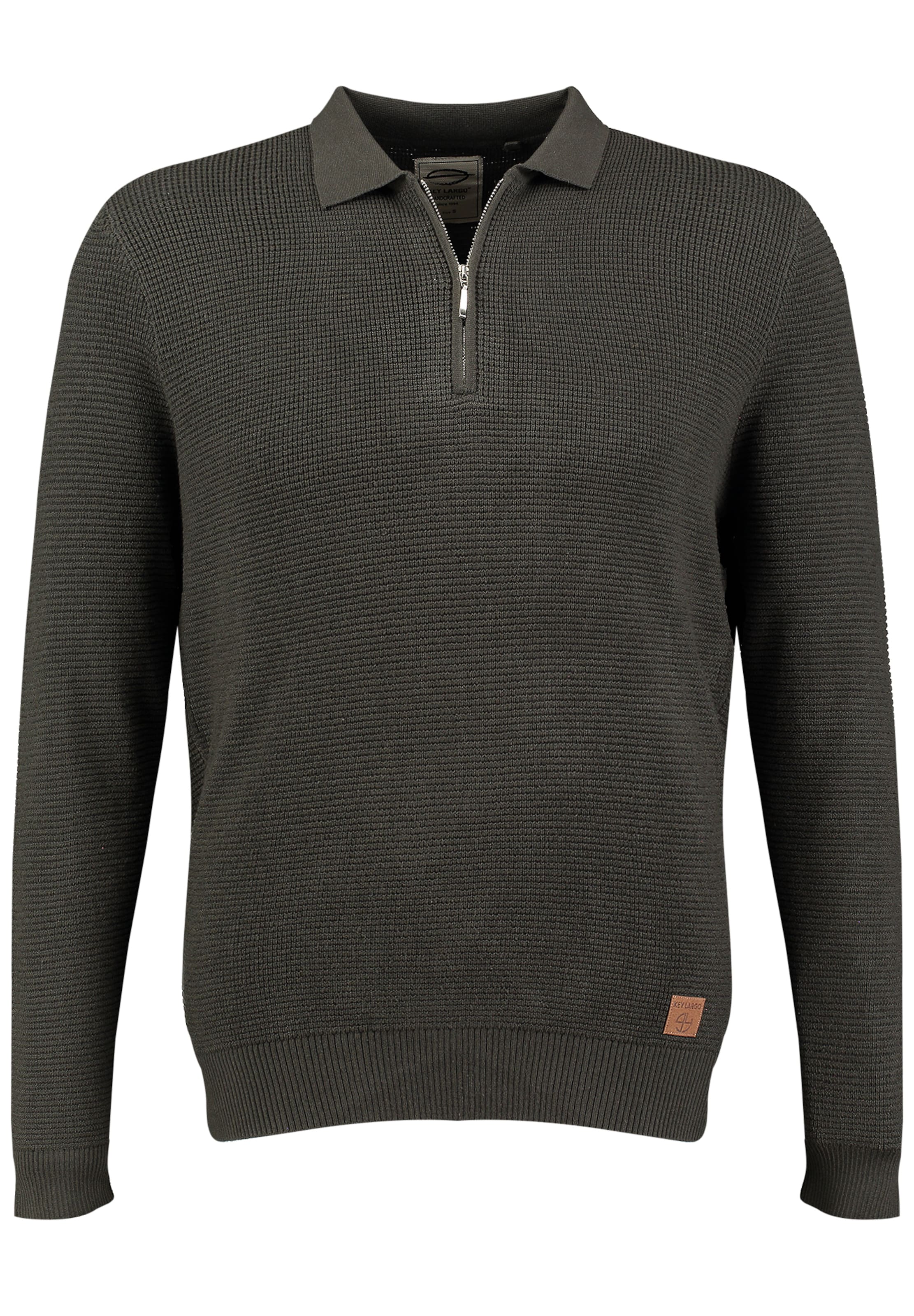 Key Largo Sweater 'Klanfield' in Grey: front