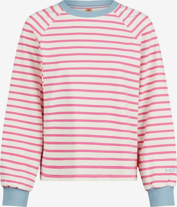 salzhaut Sweatshirt 'Unsebulk' in Weiß: Vorderseite