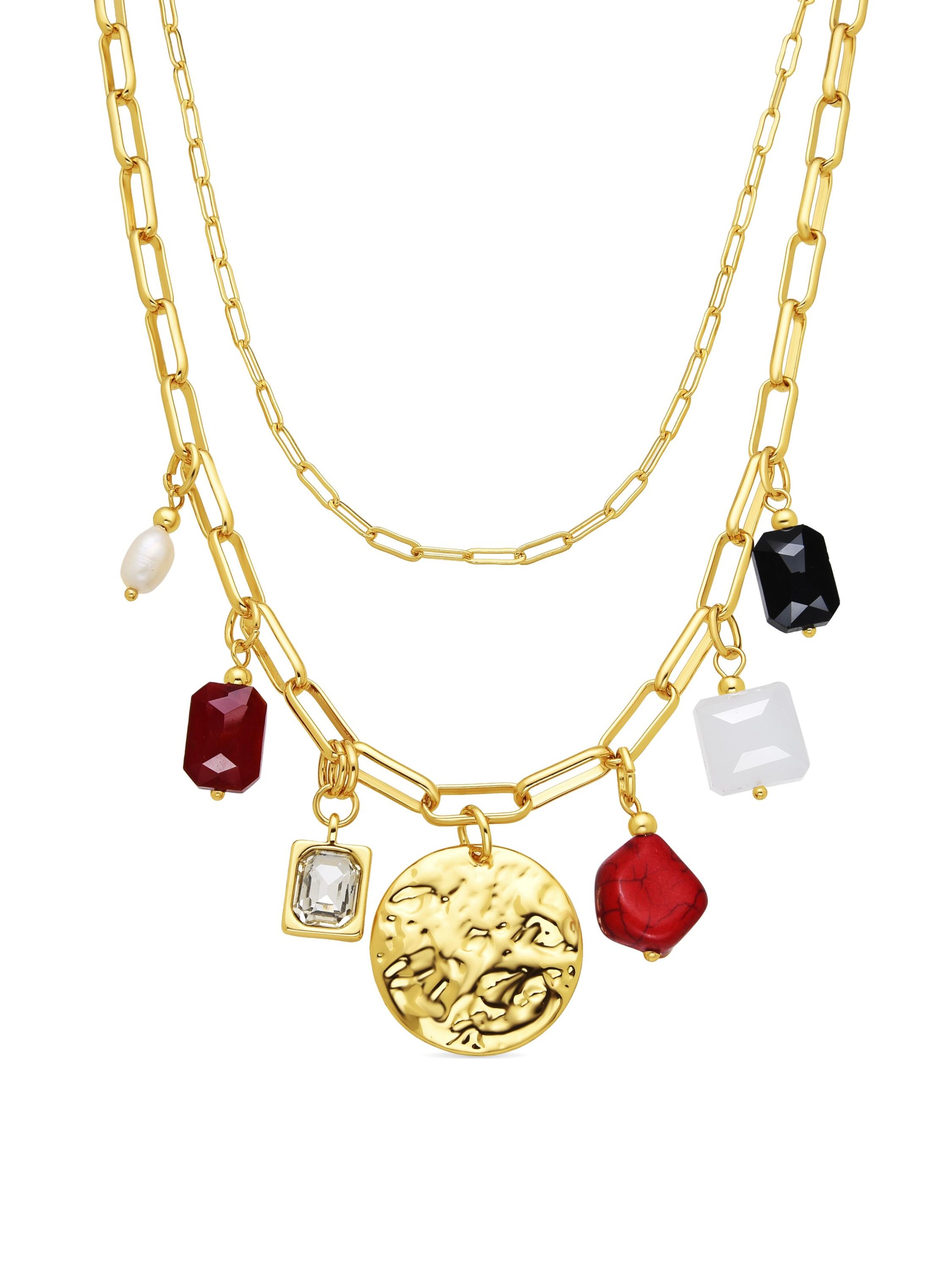 Luxenter Necklace 'Lyho' in Red