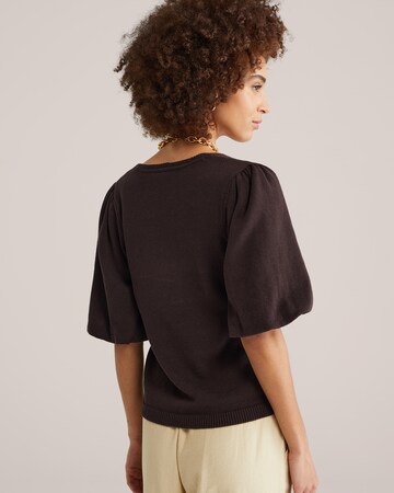 WE Fashion Pulover | rjava barva