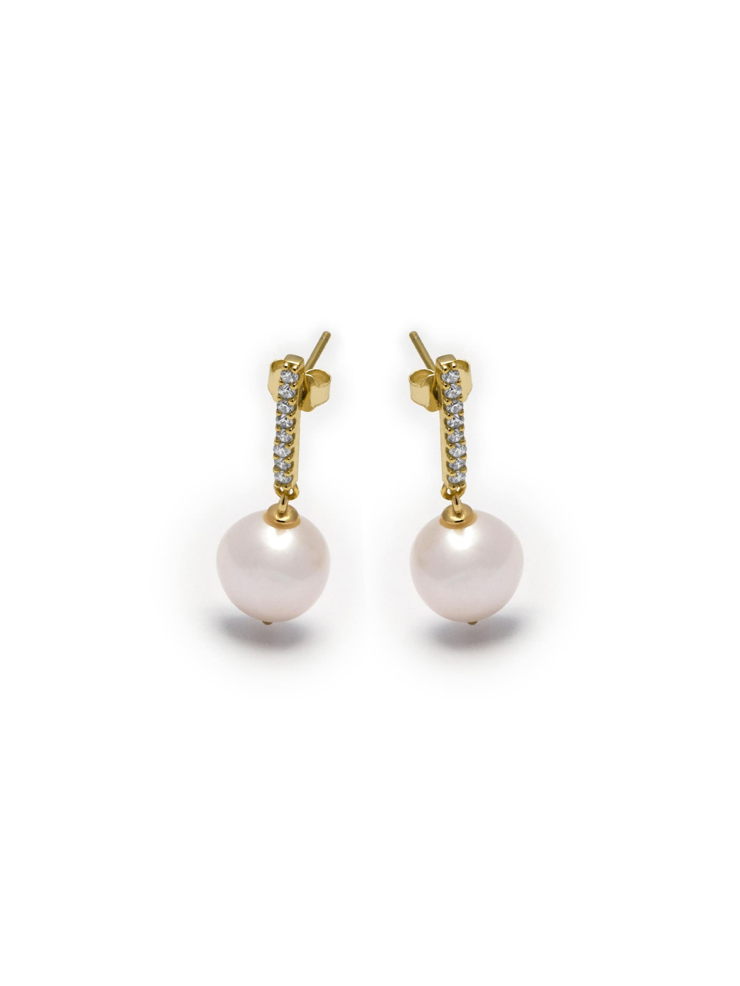 Boucles d'oreilles 'Nolshu' Luxenter en blanc