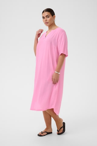 KAFFE CURVE Dress 'KCMille' in Pink