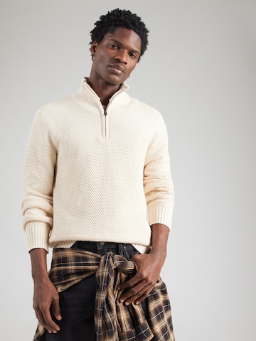 Pull-over G-STAR en beige : devant