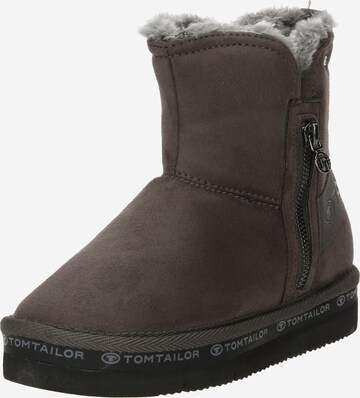 TOM TAILOR Snow Boots in Grey: front