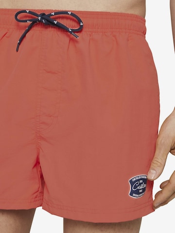 TOM TAILOR Badeshorts in Orange