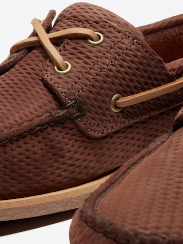 TIMBERLAND Čevlji na vezalke | rjava barva