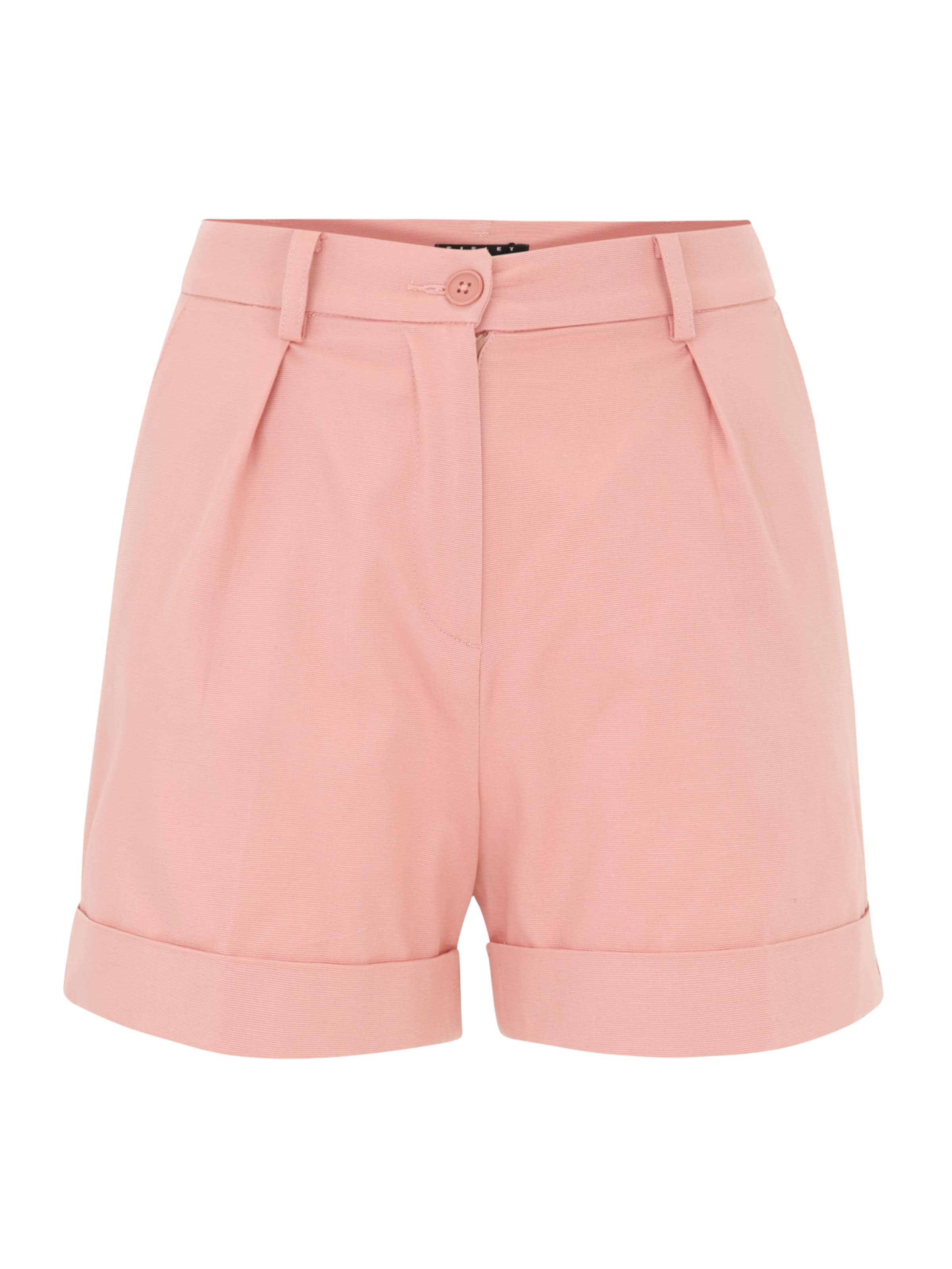 Sisley Regular Bandplooibroek in Roze: voorkant