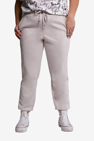Studio Untold Tapered Pants in Grey: front