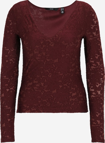 T-shirt 'RIVA' Vero Moda Tall en rouge : devant