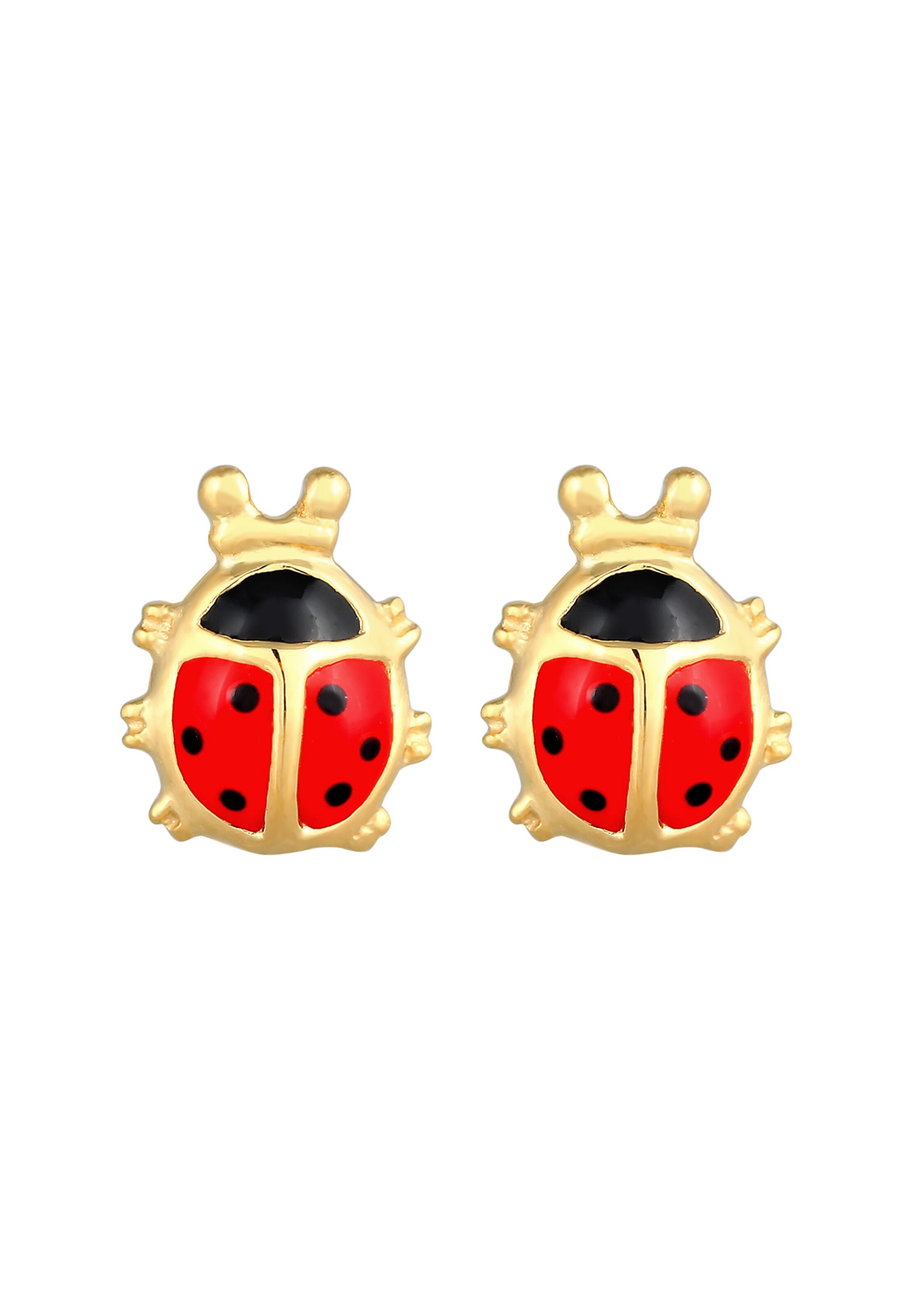 Kinder Teens (Gr. 140-176) ELLI Ohrringe 'Marienkäfer' in Gold, Rot - DZ44094 Kinder Teens (Gr. 140-176) ELLI Ohrringe 'Marienkäfer' in Gold, Rot - DZ44094