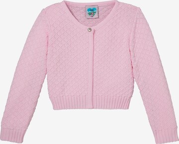 TURI LANDHAUS Knit Cardigan in Pink: front