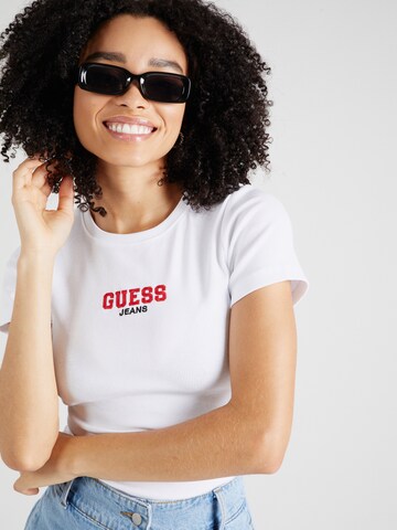 T-shirt GUESS JEANS en blanc